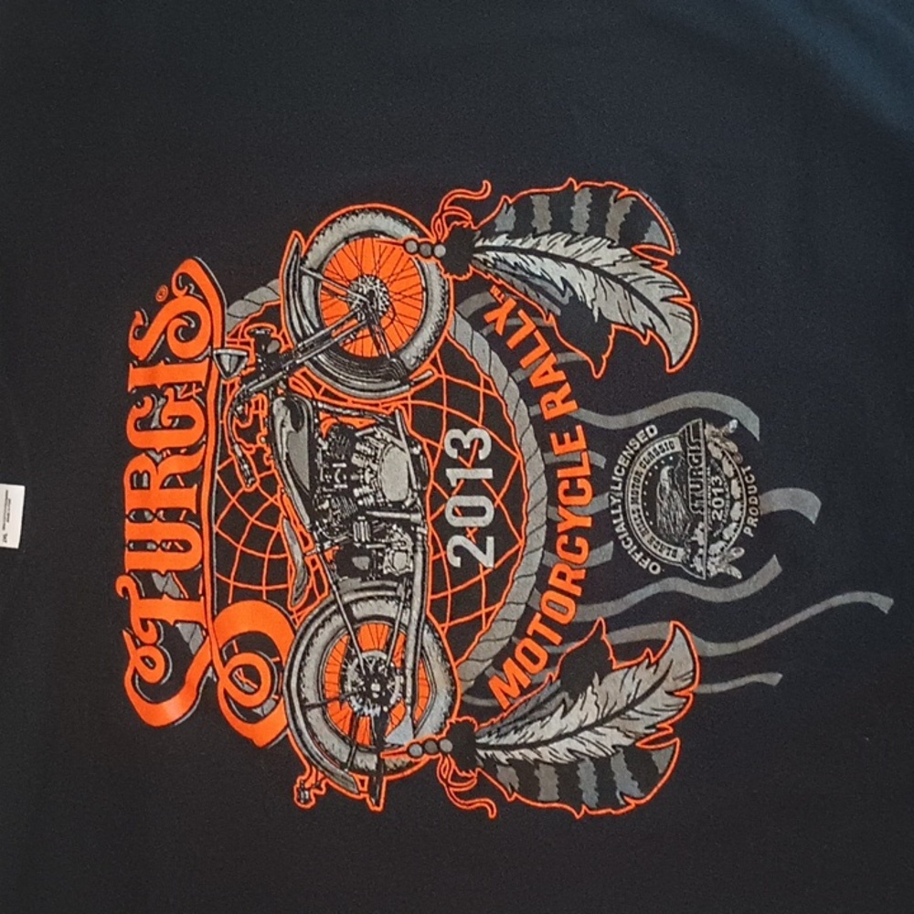 2XL regular Sturgis bike short sleeve rally tee shirt